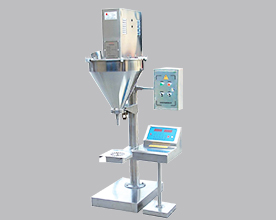 實拍半自動粉劑包裝機  速度快扭距大、可灌裝多種粉劑